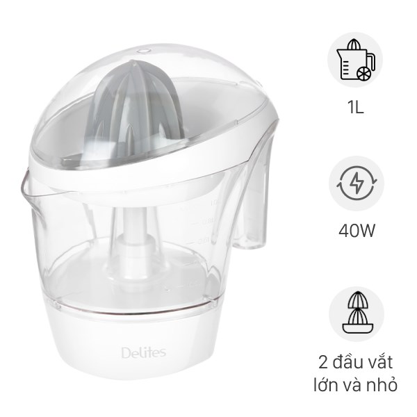 Máy vắt cam Delites 40W D-8007A